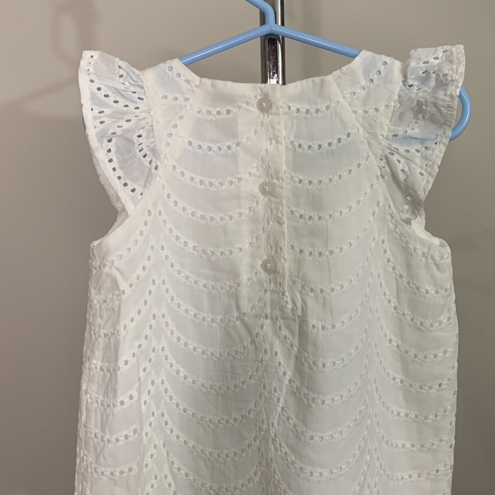 Janie and Jack EYELET DRESS Size: 2T NWOT - Picture 8 of 9